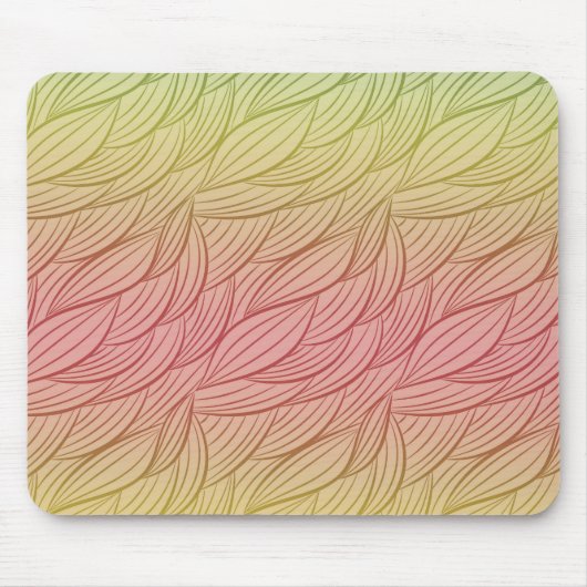 Citrus Punch Ombre Abstract Muismat (Voorkant)