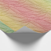 Citrus Punch Ombre Abstracte verjaardag Cadeaupapier (Hoek)