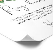 Citrus - Ring zoek bridal shower spel Poster (Hoek)