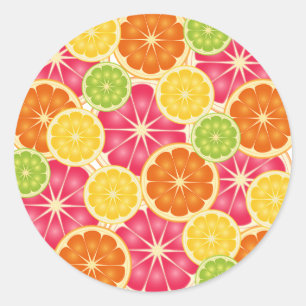 Citrus Ronde Sticker