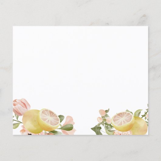 Citrus | Roze Bloem | Advieskaarten (Achterkant)