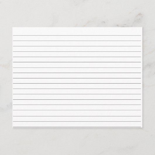 Citrus Roze Bloemen Bruidsjurk Receptkaart Informatiekaartje (Achterkant)