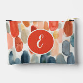 Citrus Season - Koraal- en Blauwe Stenen Etui (Achterkant)