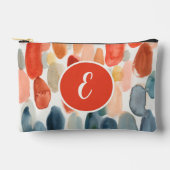 Citrus Season - Koraal- en Blauwe Stenen Etui (Voorkant)