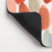 Citrus Season - Koraal- en Blauwe Stenen Muismat (Hoek)