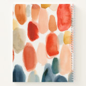 Citrus Season - Koraal- en Blauwe Stenen Notitieboek (Achterkant)