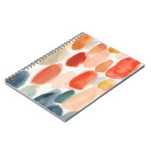 Citrus Season - Koraal- en Blauwe Stenen Notitieboek (Linkerzijde)