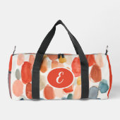 Citrus Season - Koraal- en Blauwe Stenen Plunjezak (Achterkant)