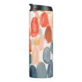 Citrus Season - Koraal- en Blauwe Stenen Thermosbeker (Geroteerd rechts)
