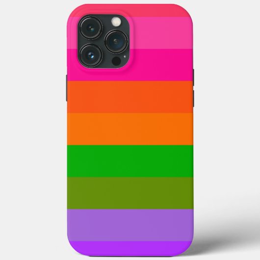 Citrus sherbet strepen Case-Mate iPhone case (Achterkant)