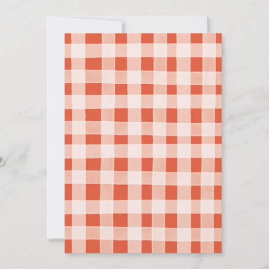 Citrus Sinaasappel Baby shower Zomer Tropische Blo Kaart (Achterkant)