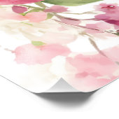 Citrus Sinaasappel Bloemen Baby shower Welkomstbor Foto Afdruk (Hoek)