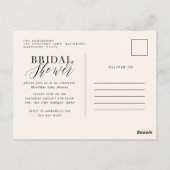 Citrus sinaasappel bloesem virtual baby shower par briefkaart (Achterkant)