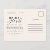 Citrus sinaasappel bloesem virtual baby shower par uitnodiging briefkaart (Achterkant)