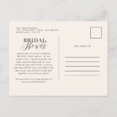 Citrus sinaasappel bloesem virtual baby shower par uitnodiging briefkaart (Achterkant)