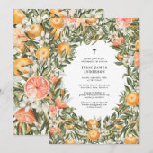 Citrus, sinaasappel + blossom, dop (Voorkant / Achterkant)