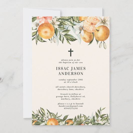 Citrus, sinaasappel + blossom, dop (Voorkant)