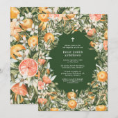 Citrus, sinaasappel + blossom, dop (Voorkant / Achterkant)