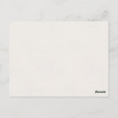 Citrus Sinaasappel Blossom Garden Wedding Save the Briefkaart (Achterkant)