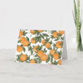 Citrus Sinaasappel Clementine Green Botanical Gevo Bedankkaart (Achterkant)