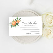 Citrus Sinaasappel - Datumnachtelijke ideeën \ Dat Informatiekaartje