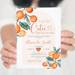 Citrus Sinaasappel Een beetje cutie is op de weg Kaart