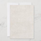 Citrus Sinaasappel Elegant Script Vrijgezellenfees Kaart (Achterkant)