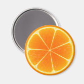 Citrus Sinaasappel Fruit Slice Magneet (Voorkant / Achterkant)