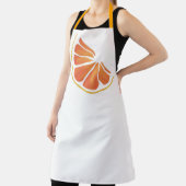 Citrus Sinaasappel Grapefruit Plakje Kunst Schort (Insitu)