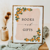Citrus Sinaasappel groen cutie boeken & geschenken Poster