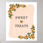 Citrus Sinaasappel groen cutie zoete traktaties te Poster (Voorkant)