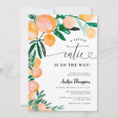 Citrus Sinaasappel Kleine Cutie op de Weg Baby sho Kaart (Voorkant)