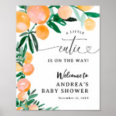 Citrus Sinaasappel Kleine Cutie op de Weg Baby sho Poster (Voorkant)