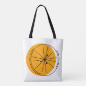Citrus Sinaasappel over heel tas (Achterkant)