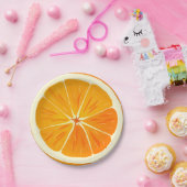 Citrus Sinaasappel Slice Paper Bord (Feest)