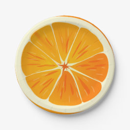 Citrus Sinaasappel Slice Paper Bord
