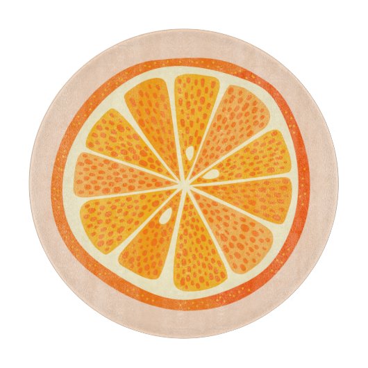 Citrus Sinaasappel Snijplank (Voorkant)