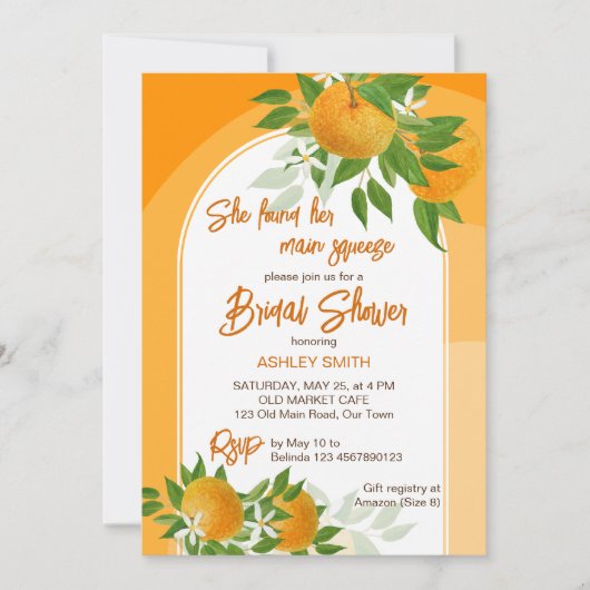 Citrus sinaasappels belangrijkste knijppers in het kaart (Voorkant)