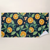 Citrus Sinaasappels bij de marine Strandlaken (Voorkant)