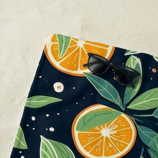 Citrus Sinaasappels bij de marine Strandlaken (In situ)