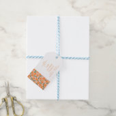 Citrus Sinaasappels Fruit Custom Name Enclosure va Cadeaulabel (Met Touw)