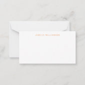 Citrus Sinaasappels Fruit Custom Name Gift Enclosu Notitiekaartje (Voorkant)