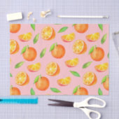 Citrus Sinaasappels Fruit Waterverf Pattern Tissuepapier (Craft)