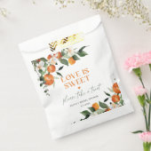 Citrus sinaasappels Liefde is zoet vrijgezellenfee Bedankzakje (Gezegeld)