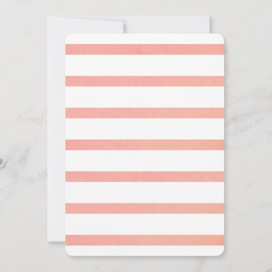 Citrus Sinaasappels Modern Baby shower voor Girl,  Kaart (Achterkant)