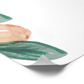 Citrus Sinaasappels Mom-osa Bar Baby shower Teken Poster (Hoek)