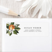 Citrus Sinaasappels-uitnodiging Etiket (Insitu)