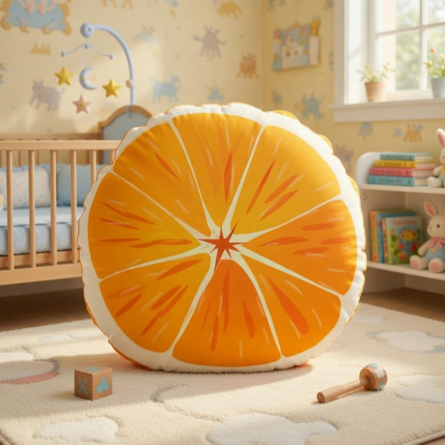 Citrus Sinaasappelschijf Worp Kussen (Creator heeft geüpload)