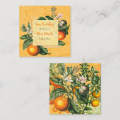 Citrus slaat de datum op Notitiekaartje (Voorkant / Achterkant)