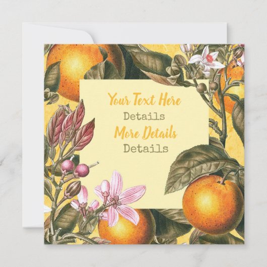 Citrus slaat de datum op Save The Date (Voorkant)